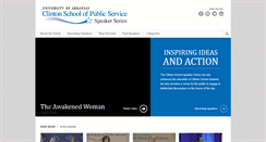 Desktop Screenshot of clintonschoolspeakers.com